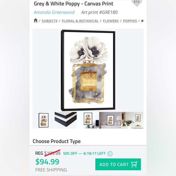 Luxury Decor Canvas' - Picture 5 of 6